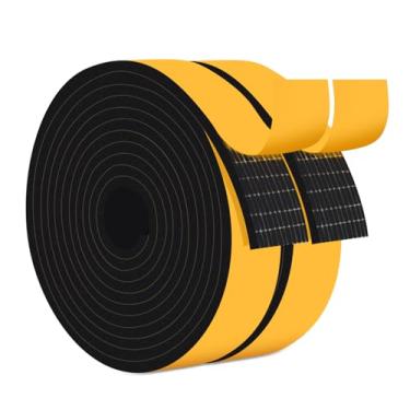 Imagem de Trisiki Isolamento de Vedação de Células Fechadas para Várias Vedações de Portas e Janelas, Tiras de Espuma Autoadesivas, Vedação de Ca À Prova de Som e Intempéries, Absorção de Ch (3/4 Pol X 1/8 Pol