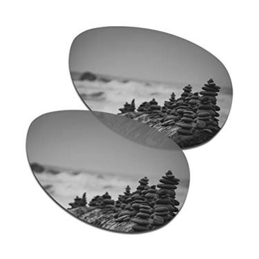 Imagem de SmartVLT Lentes de reposição femininas para óculos de sol Oakley Feedback OO4079 - Mais opções, Silver Titanium, One Size