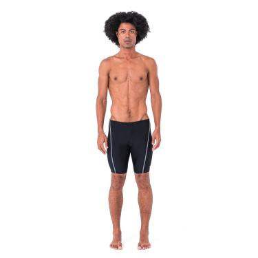 Imagem de Bermuda para Natação Xtra Life Com Pespontado, Hammerhead, Masculina, Preto/Cinza, M