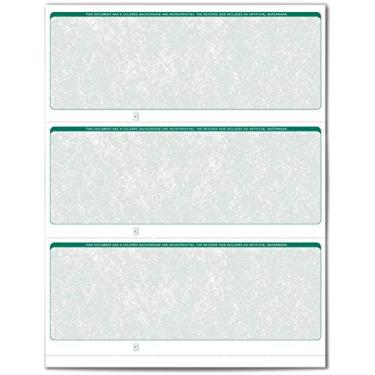 Imagem de VersaCheck ValueChex – 1500 cheques padrão empresarial em branco – Verde clássico – Forma de 500 folhas #3000