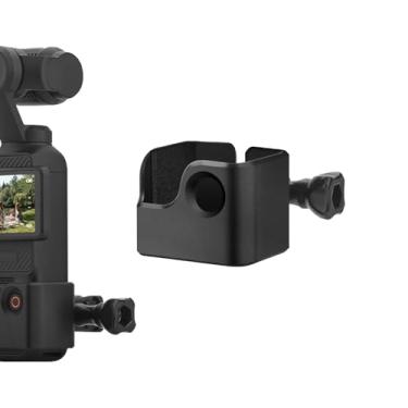Imagem de Geekria Adaptador de extensão de câmera compatível com DJI Osmo Pocket 3, moldura extensora de câmera para montagem em sapato, adaptador de tripé para tripé, bicicleta, clipe de mochila, alças de