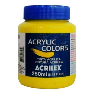 Imagem de Tinta Acrylic Colors 250ml G1 340-amarelo Acrilex, 340 - AMARELO DE CA