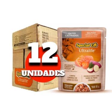 Imagem de Sachê Special Cat Castrado Salmão: Caixa Com 12 Unidades - Special Dog