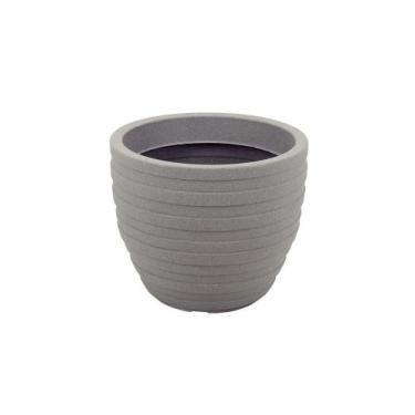 Imagem de Vaso Tramontina Inca Polietileno Granito Pedra 45cm Tramontina