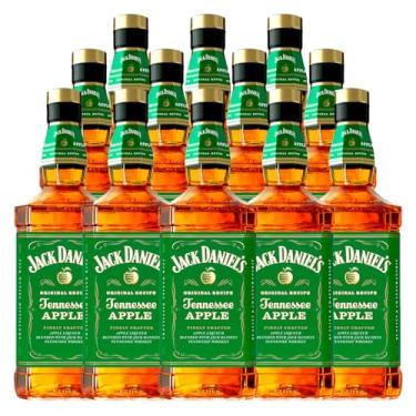 Imagem de Whisky de Maçã Verde Jack Daniel's Apple 1l 12 Unidades