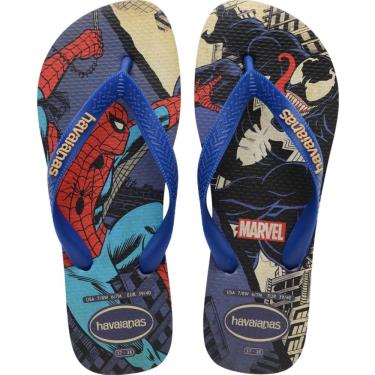 Imagem de Chinelo Dedo Masculino Casual Dia a Dia Passeio Praia Havaianas Top Marvel Classics