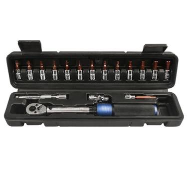 Imagem de 1/4 Polegada de 3/8 de Polegada na Chave Inglesa de Duas Maneiras Cleaia Rápida Ratchet (5-30N.M)