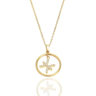 Imagem de Colares com pingente de horóscopo da constelação do zodíaco, colares de astrologia banhados a ouro para mulheres, o melhor presente para aniversário, joias de ano novo, dia das mães, Natal e