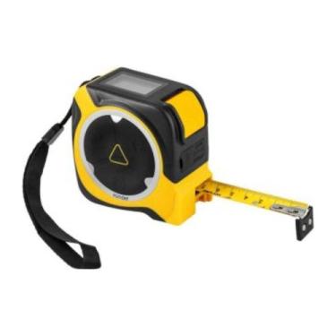 Imagem de Trena De Aço 5m C/ Medidor De Distância A Laser 40m Vonder