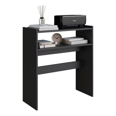 Imagem de Mesa de Canto Pequena Multiuso Para Quarto de Criança (Preto)