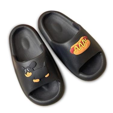 Imagem de V OPXIN Chinelos de travesseiro Dachshund para mulheres e homens, sola grossa macia verão chinelos fofos para cães, antiderrapante, secagem rápida, banheiro, spa, piscina, academia, casa de nuvem