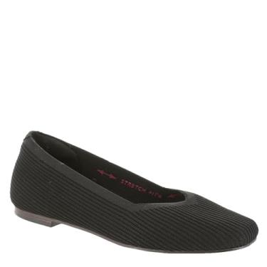 Imagem de Skechers USA Cleo Square-Blissful Soul sem cadarço feminino, Preto, 37