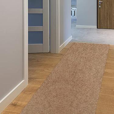 Imagem de Tapete de corrida AYOHA (disponível para tamanhos personalizados) para corredores de carpetes internos/externos, tapetes de área de entrada de cozinha de corredor com suporte de borracha natural antiderrapante, grau comercial, preto, Arena, 2' x 6', 1