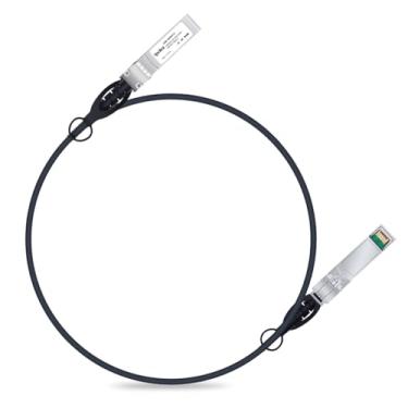 Imagem de ipolex Cabo Twinax SFP+ 10G, Cabo passivo de cobre (DAC), 1 metro, para Cisco SFP-H10GB-CU1M, Meraki, Ubiquiti, Mikrotik, Intel, Fortinet, Netgear, D-Link, Supermicro, TP-Link