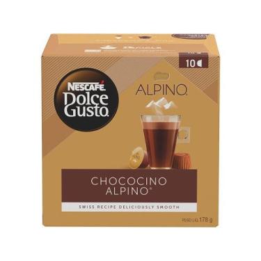 Imagem de Cápsula Dolce Gusto Alpino Achocolatado 10 Unidades, 10 Cápsulas, Alpi