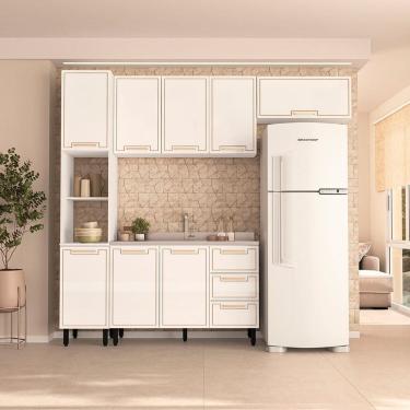 Imagem de Cozinha Completa 4 Peças 224,5cm X 240cm Amara Branco