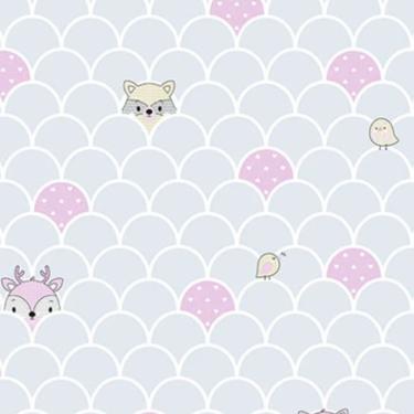 Imagem de Papel De Parede Yoyo Ii Infantil Azul Yy204103r