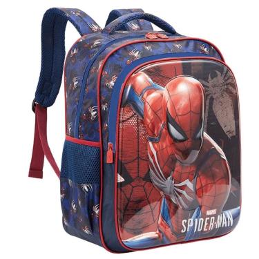Imagem de Mochila Costas Infantil 3d Aranha Spider-man Xeryus 13372