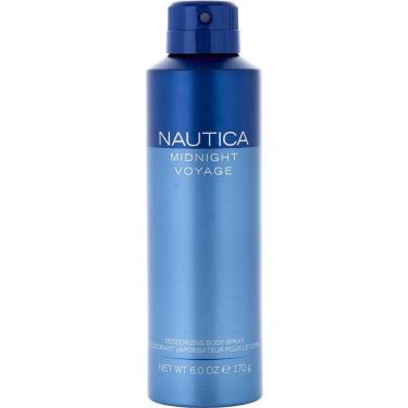 Imagem de Água De Cheiro Masculina Nautica Midnight Voyage Deodorizing Spray Corporal 180 Ml