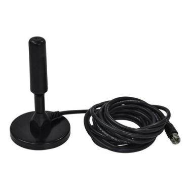 Imagem de Antena Hdtv Uhf Digital Interna Cabo 5 Metros Tv Sinal Hd - Center