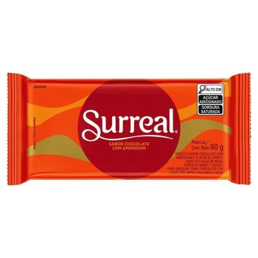 Imagem de Barra de Chocolate com Amendoim e Flocos de Arroz Surreal 80g Nestlé