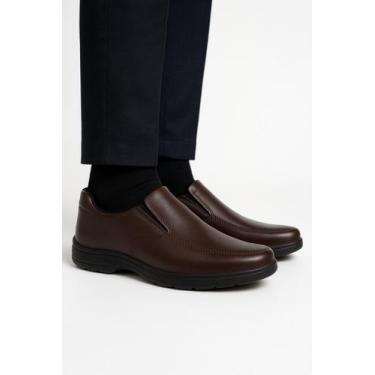 Imagem de Sapato Masculino Casual Social material sintético Palmilha 3D Conforto