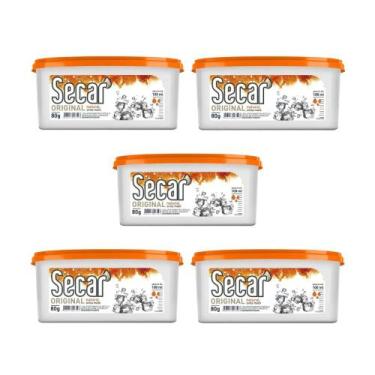 Imagem de 5 Antimofo Secar Natural 80g Desumidificador Antiumidade Mofo Bolor Fu