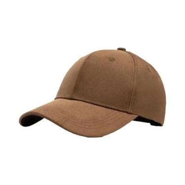 Imagem de Boné Snapback Unissex de Camurça - Ajustável, Retrô e Estilo Hip Hop, 