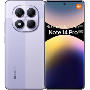 Imagem de Celular  Note 14 Pro 256GB, 8GB RAM, 5G,  Xiaomi, Câmera 200MP  8MP  2