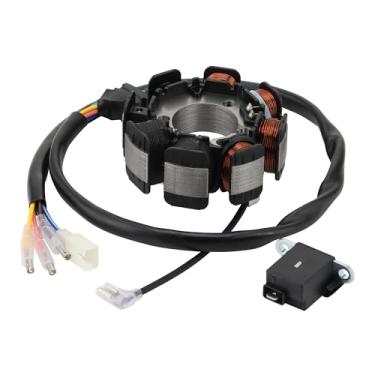 Imagem de GOOFIT Substituição do alternador do estator da bobina do gerador da motocicleta para John Deere 316 318 420 Onan HE191-1276 B43 B48 P218 P220