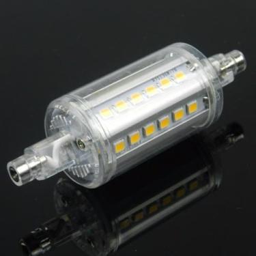 Imagem de Lâmpada LED R7S 1 peça – J78/J118/J135/J189 7W-25W AC85-265V feixe regulável 2835SMD 360° (3 temperaturas de cor) CRI>90 78 mm 7W branco frio