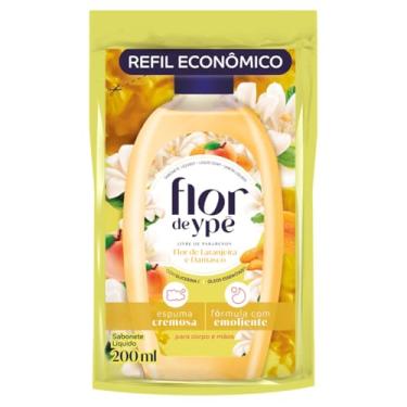 Imagem de Flor de Ypê Sabonete Líquido, Flor de Laranjeira e Damasco, 200ml (Refil)