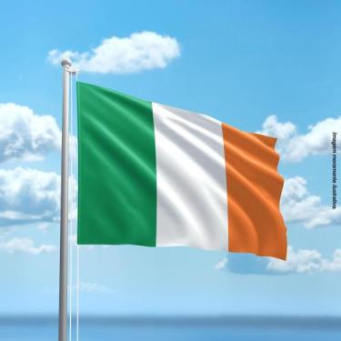 Imagem de Bandeira da Irlanda 80cmx140cm Tecido Oxford 100% Poliéster - Presente