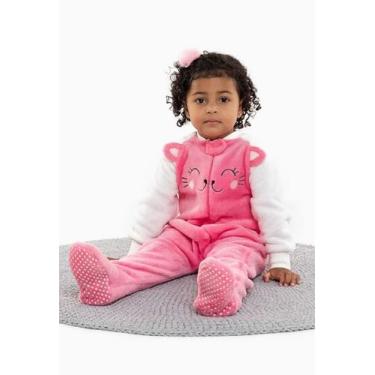 Imagem de Macacão Infantil Gatinho Rosa - empire of kids, 6 anos