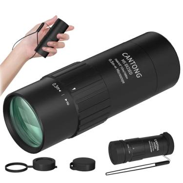 Imagem de CANTONG Mini monóculos com ampliação de 8X 25 mm, lentes multirevestidas, foco manual, telescópio compacto