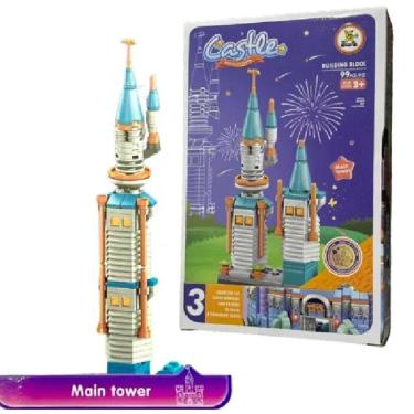 Imagem de Blocos de Montar Castelos Princesas COLECIONAVEL