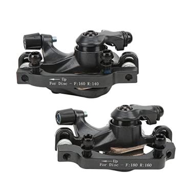 Imagem de Pinças de freio de disco hidráulico Linha de alto desempenho, puxando a liga de alumínio dianteiro traseiro traseiro de ranking de barro de disco para ciclismo F160 R140 F180 R160