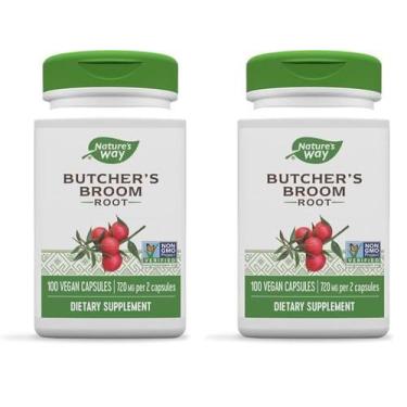 Imagem de Suplemento Nature's Way Butcher's Broom Root 100 cápsulas veganas