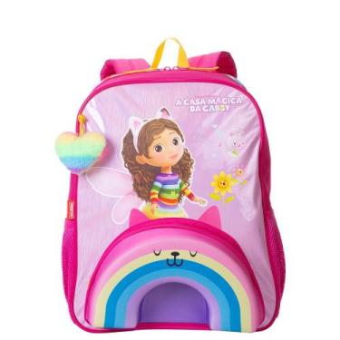 Imagem de Mochila De Costa Escolar Infantil Gabby Rainbow Sestini