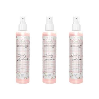 Imagem de Colonia Giovanna Baby Body Splash 260Ml Peach - Kit Com 3Un