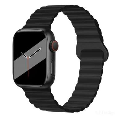 Imagem de Pulseira Magnética de silicone Compativel com IP.Watch Serie 3  38 40 