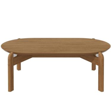 Imagem de Mesa De Centro Oblonga Sala De Estar 06009 Cedro Dcasa