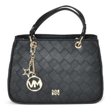 Imagem de Bolsa Tramada Via Marte Tote Alça Tiracolo Ajustável Alça de Mão Tresse B2-613