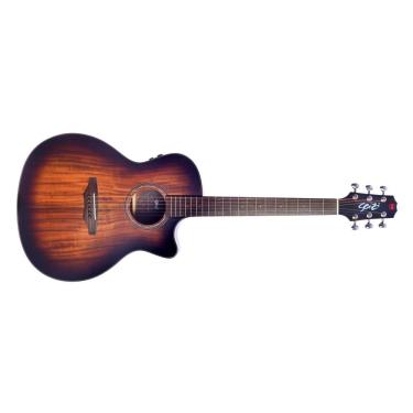 Imagem de Violão Eletroacústico Seizi Supreme Mirai Ryu Cutaway Solid Top Koa Burst