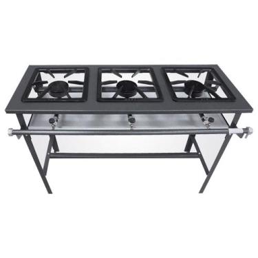 Imagem de Fogão 3 Bocas Metal Brey Gás Alta Pressão 003