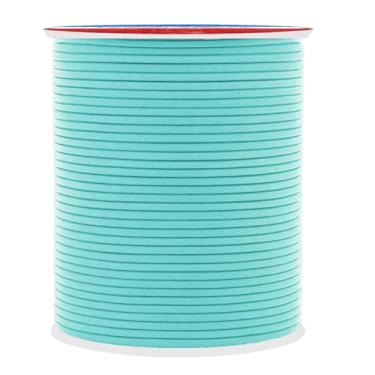 Imagem de Mandala Crafts Cordão elástico de água-marinha de 1 mm para fabricação de joias - 100 m cordão elástico redondo para fazer pulseiras - cordão elástico para artesanato com miçangas