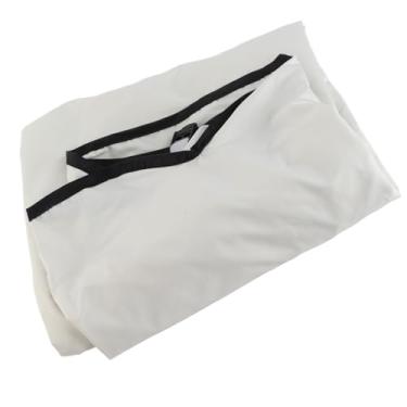 Imagem de Taruor Cobertura de assento de rede poliéster impermeável 150 x 50 x 10 cm para cadeiras balanço jardim e pátio (bege)