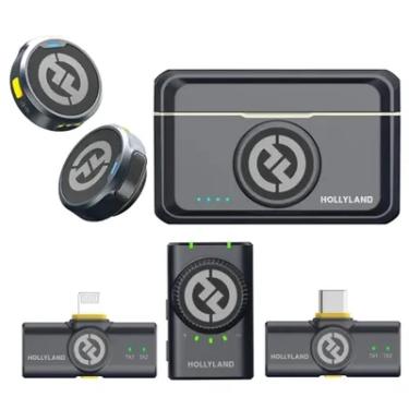 Imagem de Microfone De Lapela Sem Fio 2tx+3rx Usb-c Kit Lark M2 Kit Hollyland