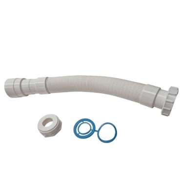 Imagem de Sifão Tubo Extensível Corrugado Longo 1,20m Pia Lavatório e Tanque