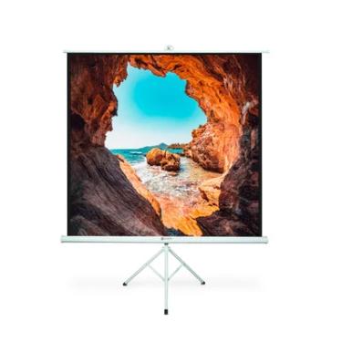 Imagem de Tela de Projeção Com Tripé 180x180cm - Goldentec Acessórios